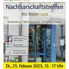 Plakat Nachbarschaftstreffen 25.02.2025